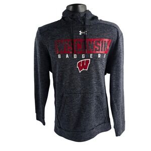 Under Armour‎ Wisconsin Badgers Hoodie Pullover Sweatshirt Mens Medium UA